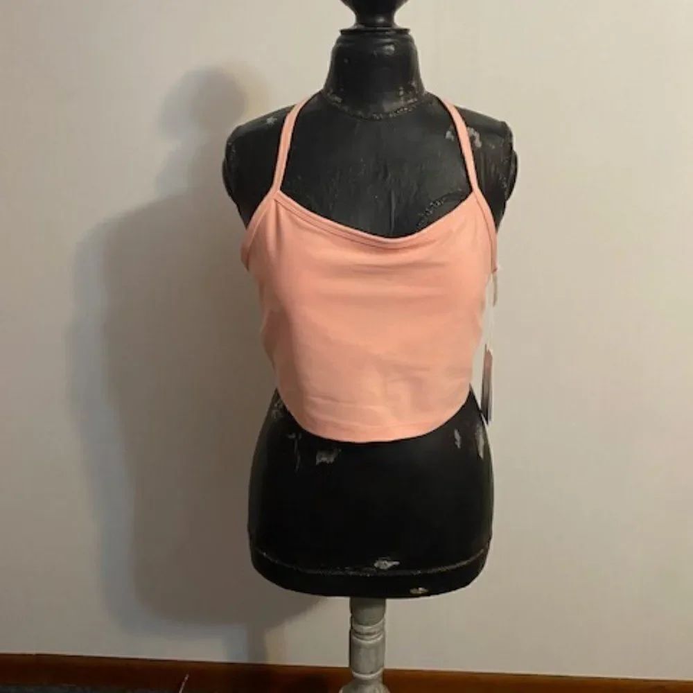 Johnny Was Calme Peach Cross Back Cami, size XL